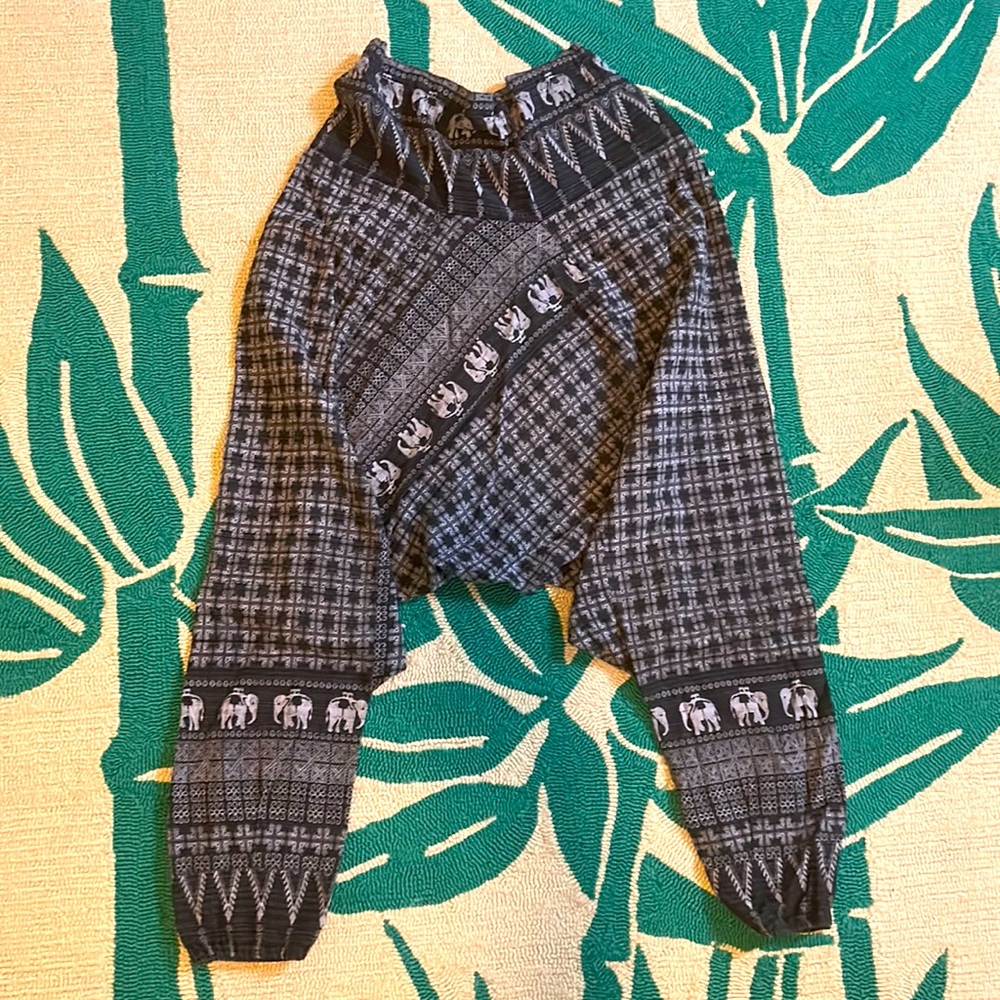 ❌ SOLD! ❌ Elephant 🐘 Print Harem Pants ; Hippie Style ; Comfy!